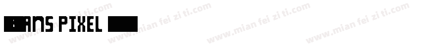 188 Sans Pixel 70字体转换